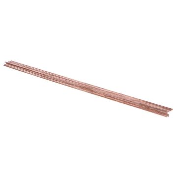 10pcs Flat Silver Electrode Low Temperature Phosphor Copper Welding Rods 1.2X3.2X500mm