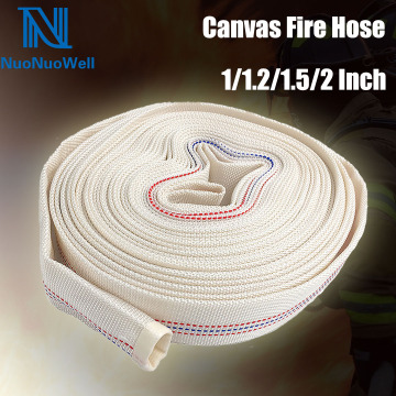 NuoNuoWell Heavy Duty Canvas Hose Agricultural Irrigation Garden Watering Belt High Pressure Pump Fire Hose Explosion-Proof