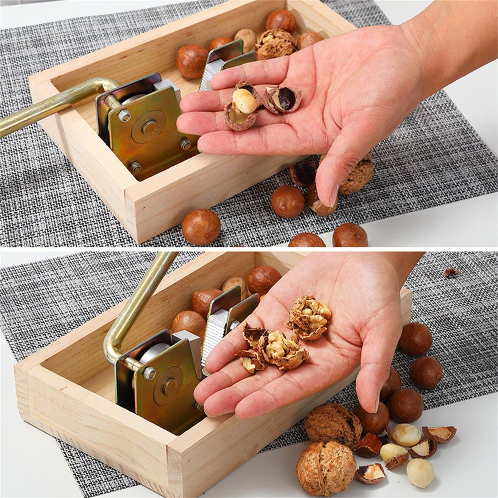 Hawaiian Fruit Manual Macadamia Nut Opener Nut Cracker Machine Walnut Nutcracker Nut Sheller Tool Kitchen Accessories