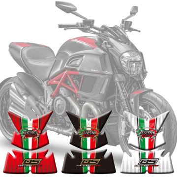 Motorcycle 3D Fuel Tank Protective Stickers Decals For Ducati Multistrada 620 1000 1100 2004-2009 Multistrada