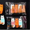 4PCS/lot Kawaii Cat Wood Clips Photo Paper Craft Clips Party Decoration