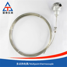 Large fertilizer synthesis tower multi-point thermocouple