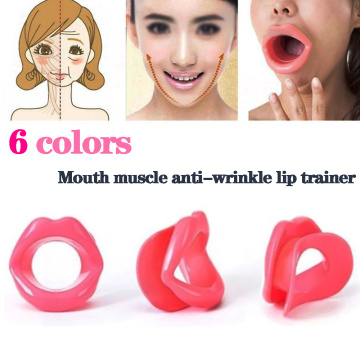 Silicone Rubber Mouth Massage Face Roller Slimmer Exercise Muscle Mouth Anti Wrinkle Lip Trainer Face Care Exerciser Mouthpiece