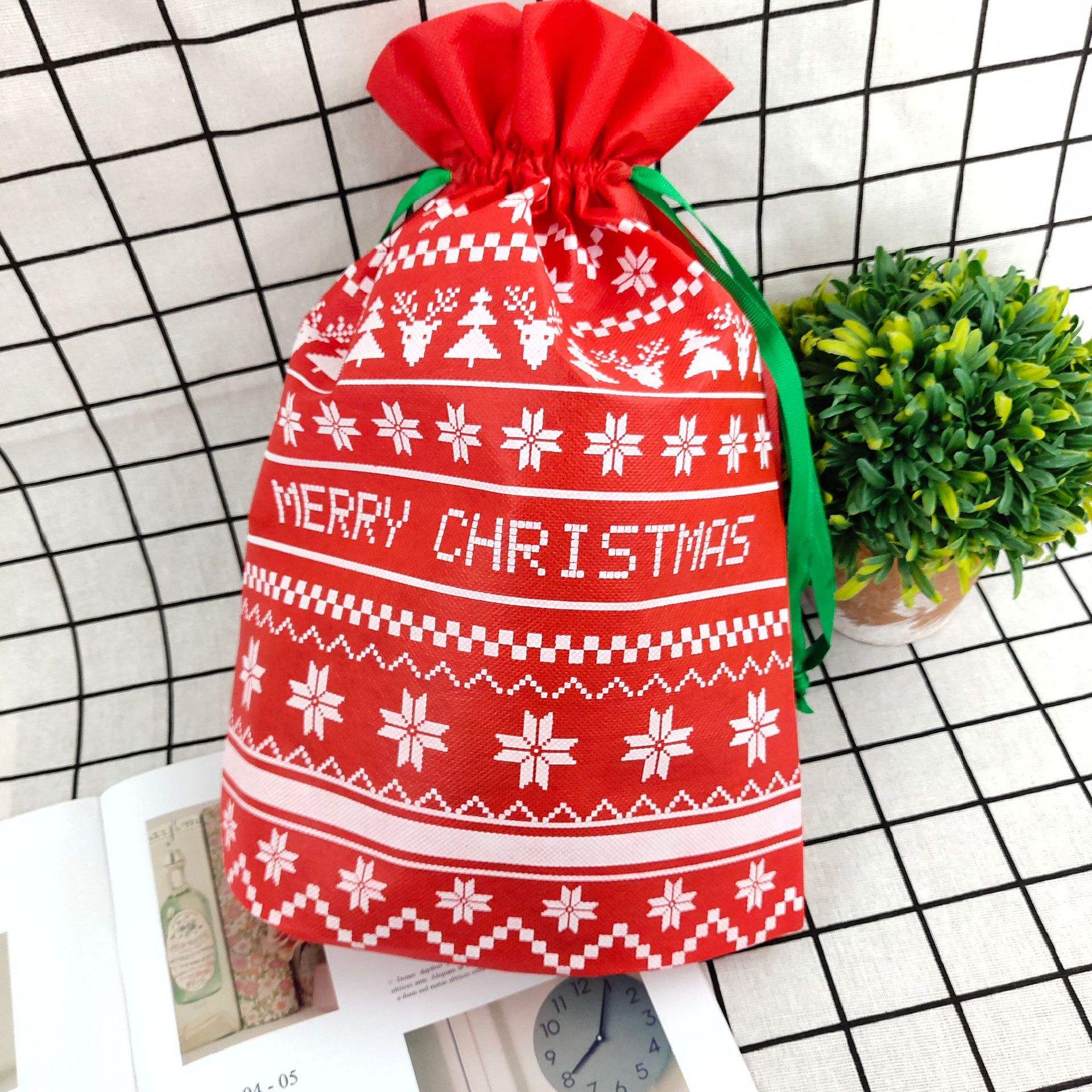 small net bags with drawstring