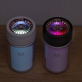 Hot 250Ml Tire Air Humidifier Diffuser Two Modes Colorful Lights No Noise Humidification Automatic Power Off for Car
