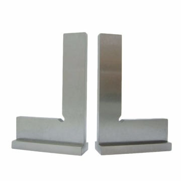 DNI875 Hardened Carbon Steel 90 degree Flat Edge Square With Wide Base 90 degree Industrial Wide Base Square Gauge Tools