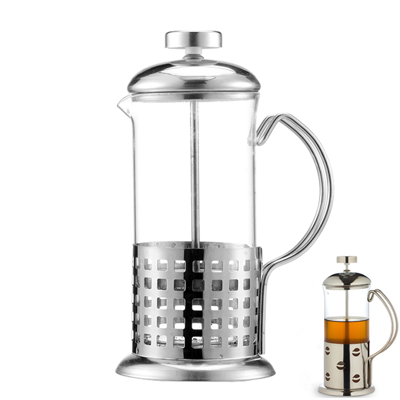 Stainless Steel Coffee Pot French Press Coffee Pots Delicate Plunger Coffee Teapot Press cafetera portatil Coffee Kettles 350ml