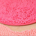 Kitchen Bathroom Carpet Heart Shape Bath Mat Chenille Bathroom Rug Non-Slip Toilet Bath Mat Water Absorption Floor Mat Tapete