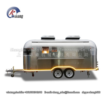 UKUNG brand AST-210 model customized stainless steel street mobile food truck