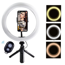 Portable Selfie Ringlight Adjustable Tripod Remote Photography Lighting Phone Photo Led Ring Fill Light Lamp Youtube FIll