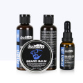 4pcs/set Men Beard Kit Grooming Beard Set Beard Oil Moisturizing Wax Blam Comb Beard Wash Beard Conditioner With Box