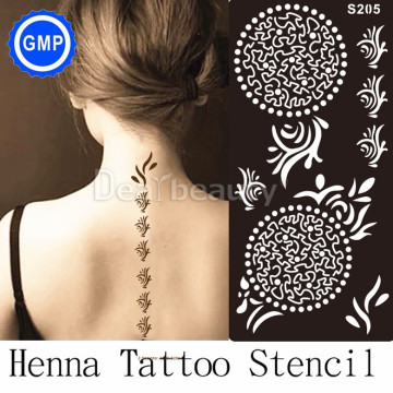 1pc New Classic Totem Indian Arabic Designs Henna Hands Art Tatoo body hand Template Tattoo Stencils for Women painting S205