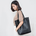 Simple Casual Leather Women Shoulder Bag Luxury Brand Designer Genuine Leather Lady Handbags Commuter Bag Large Female Totes Bag