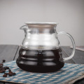 V60 Pour Over Glass Range Coffee Server 360ml 600ml 800ml Carafe Drip Coffee Pot Coffee Kettle Brewer Barista Percolator Clear