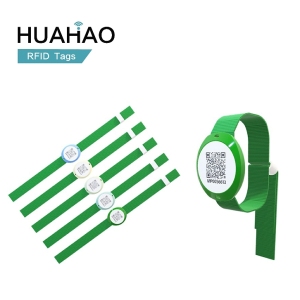 UHF disposable plastic tray fabric tape medical wristbands