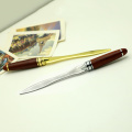Retro Wood Handle Letter Opener Stainless Steel Letter Opening Gold Silver Color Briefopener
