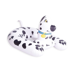 Spotty dog Beach floaties Inflatable Ride-on pool toy