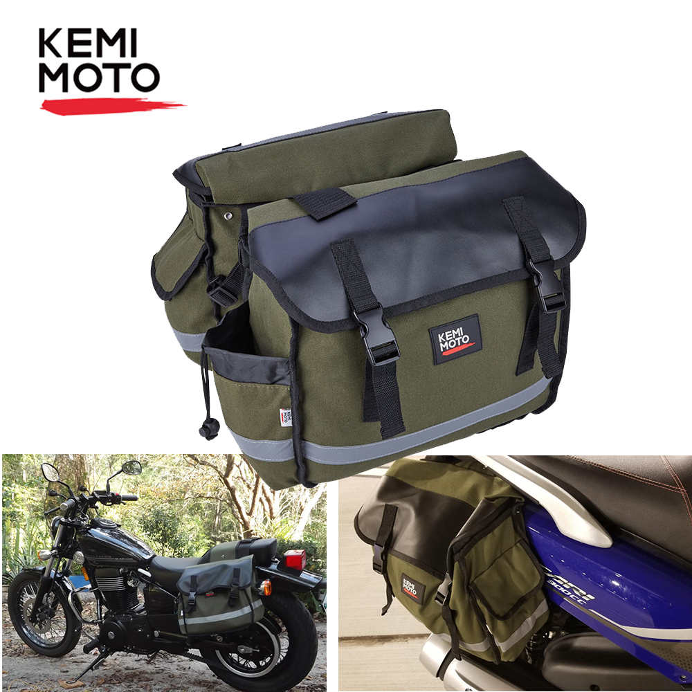 Motorcycle Bag Saddlebag Motorcycle luggage bag Travel Knight Rider For Sportster 883XL 1200 Cruiser For Kawasaki Vulcan MT09