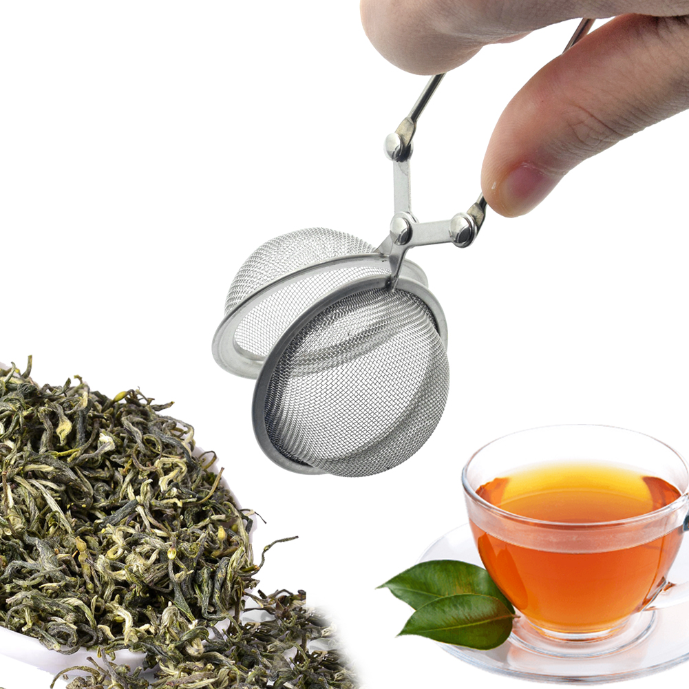 Mesh Tea Strainer Stainless Steel Tea Infuser Reusable Metal Tea Bag Filter Loose Leaf Green Tea Strainer for Mug Teapot Teaware