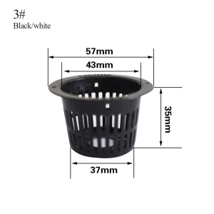 1 7/10 inch Plastic Planting Mesh Net Pot