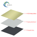KINGROON Removal Spring Steel Sheet Pre-applied PEI Flex Magnetic Base for CR10 pei sheet 3d Printer Heatbed Hot Bed Sticker