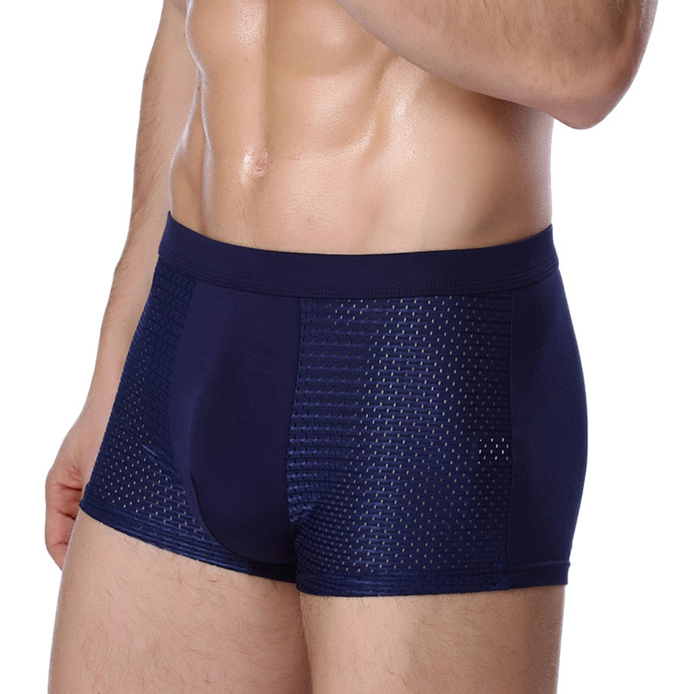 Hot Comfortable Bamboowear Bamboo Boxer Short Men Microfiber Boxer Briefs Underwear Compression Stretch Men Boxers L-3XL