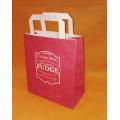 paper bag with flat handle
