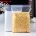 mimipack 5 Mil Transparent Reclosable Biodegradable LDPE Zipper Storage Plastic Poly Bags for Jewelry, Pills, Accessories