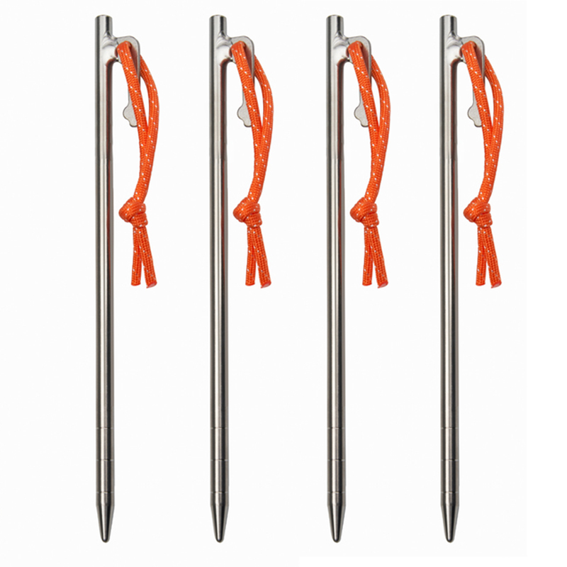 Titanium Alloy Tent Pegs Stakes