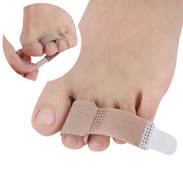 2PC Fabric Toe Finger Straightener Hammer Toe Hallux Valgus Corrector Bandage Toe Separator Splint Wrap Foot Stretcher Care Tool