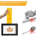 Portable ABS Photo Frame Level Ruler Picture Frame Hanger Hooks Wall Hanging Level Instrument Hang Level Tools Drop Shippping