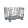 Foldable And Stackable Pallet Mesh Container