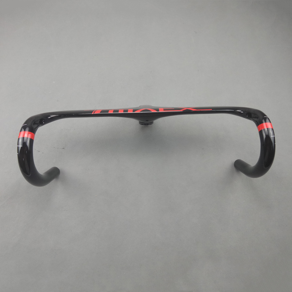 Cycling Handlebar Road Bike Handlebars/Bent bar 400/420/440mm Carbon Handlebars Black/Red Glossy Bicycle Handlebar