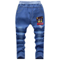 UNIKIDS Autumn Children Jeans For Boy Baby Boys Jeans Pants Designer Kids Jean Children's Elastic Waist Trousers
