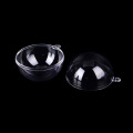 15pcs Clear Plastic Transparent Fillable Ball Ornament Christmas DIY Bathing Tool Accessories Crafting Mold