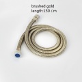 brushed gold hose