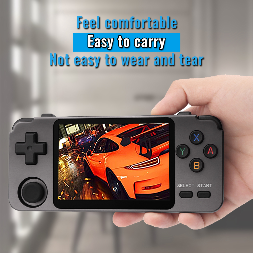 RK2020 metal Retro Console RK2020 aluminum alloy IPS screen portable handheld game console PS1 N64 games video game player