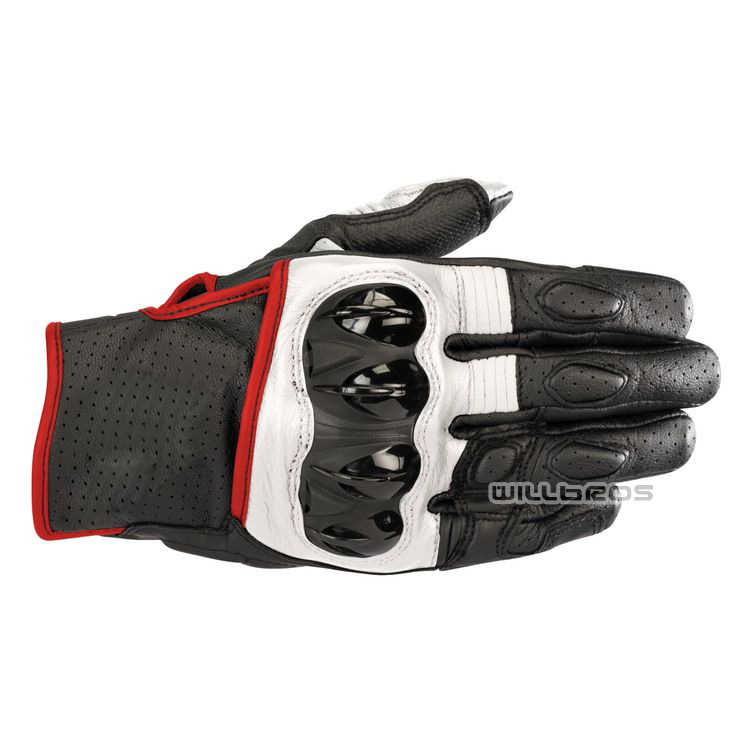 Alpine Celer v2 Gloves Motorbike Motocross Downhill Bike Offroad Street Moto Riding White Black Gloves