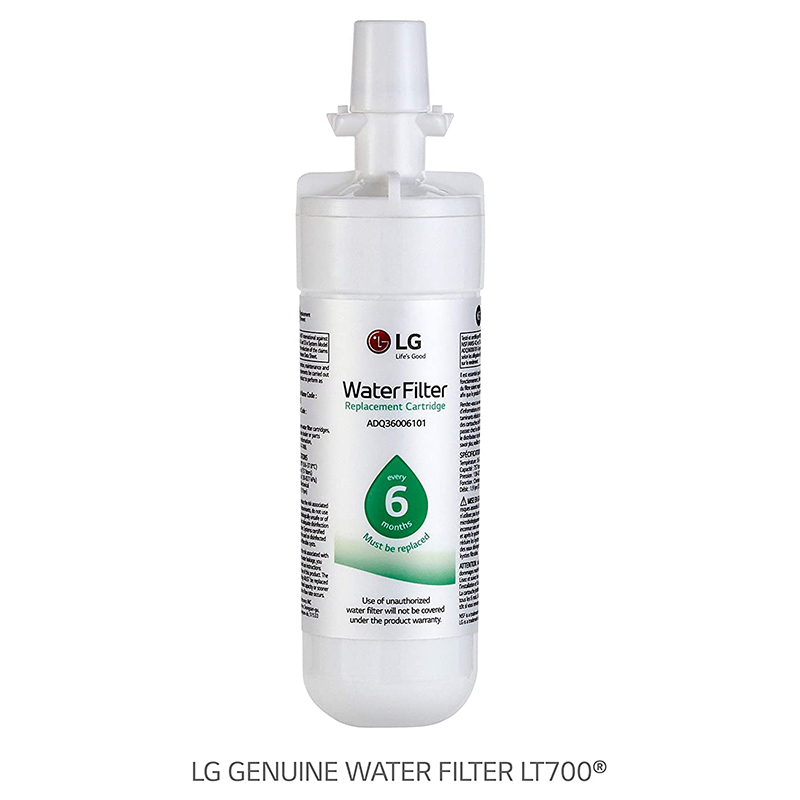 LG LT700P replacement refrigerator water filter (NSF42 and NSF53) ADQ36006101, ADQ36006113, ADQ75795103 or AGF80300702 2 packs