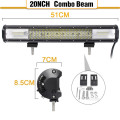 1400W 3030 LED Light Bar White 4 ROW 20 inch Car LED Work light spot + flood combo Beam 10~30V Dome Lamp Light Bar