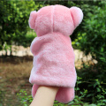 Lovely Pink Pig Hand Puppet Baby Kids Child Educational Soft Doll Plush Toy