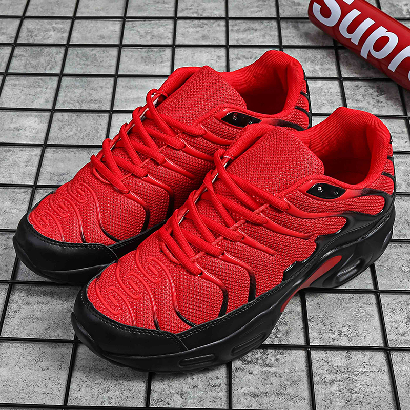 Men Chunky Sneakers Solid Color Air Chshion Running Shoes Fashion Athletic Sport Trainers Outdoor Casual Shoes Size 39-47