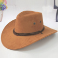 Western Cowboy Hat Men Riding Cap Fashion Accessory Wide Brimmed Crushable Crimping Gift JAN88