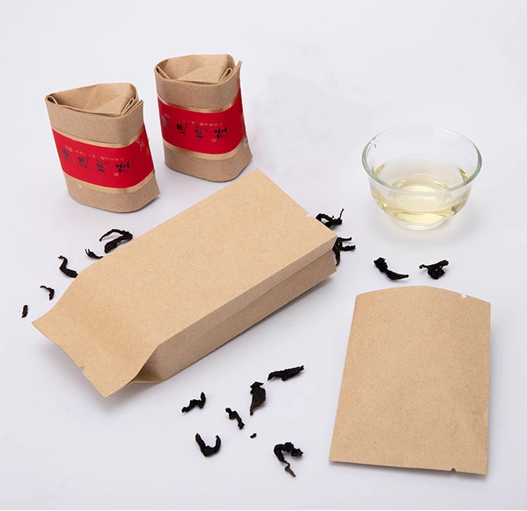 kraft paper tea packaging bags