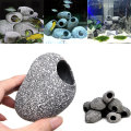 Pecute Cichlid Stone Ceramic Cave Aquarium Fish Tank Pond Ornament Shrimp Breeding Rock Cave Ceramic Stones Akvaryum