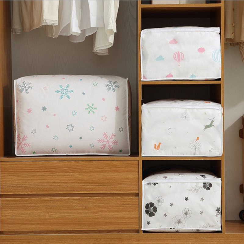 Water Damp Proof Dust Cover Package Sundries Container Clothes Sorting Bag Quilt Pillow Blanket Storage Case Wardrobe Organizer