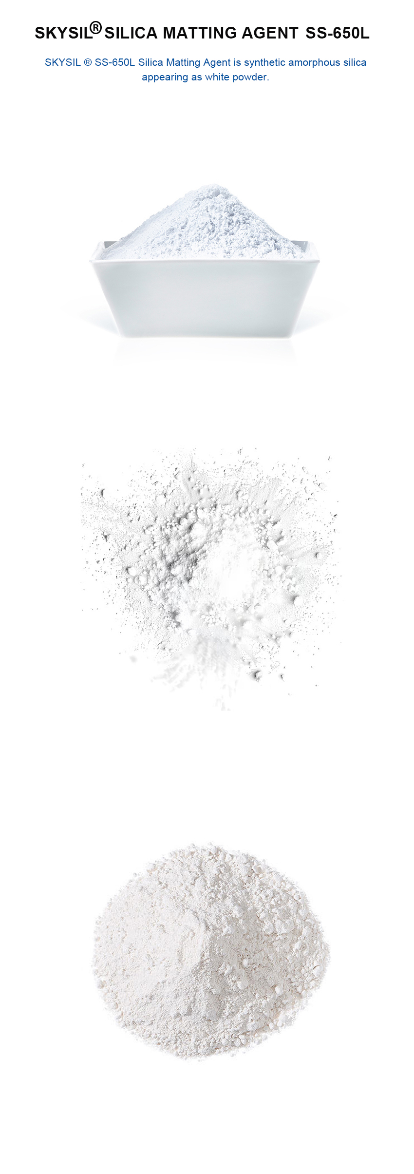 QUANXU SILICA DIOXIDE POWDER (SS-650L)  M1
