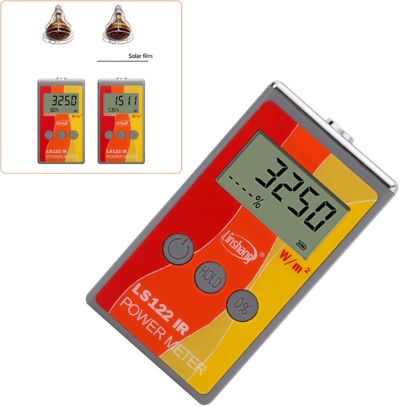 LS122 IR Solar Power Meter infrared intensity with Rejection Value Energy Tester W8EA