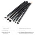 6PCS Black Wooden Handle Eye Shadow Brush Set Mask Makeup Brush Professional Eye Foundation Contour Eyeliner Brow Tool Cosmetic