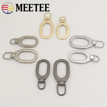 10pcs Eco-Friendly 5# 8# Metal Zipper Pullers for Jackets Shoes Zipper Sliders Zipper Pulls Tab Instant Repair Kit DIY Crafts